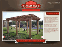 Tablet Screenshot of fenceindeck.com